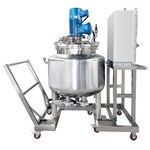 Movable High Speed Shear SS304 or SS316 Cosmetic Mixing Tank with Agitator