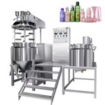 Automatic Vacuum Emulsifying Mixer Cosmetic Cream Lotion Homogenizer Emulsifier Toothpaste Making Production Machine