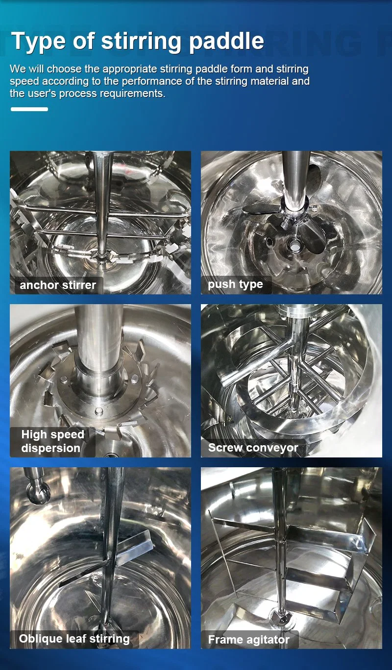 Tanque de mistura de aço inoxidável de camada única para aditivos de alimentação líquida