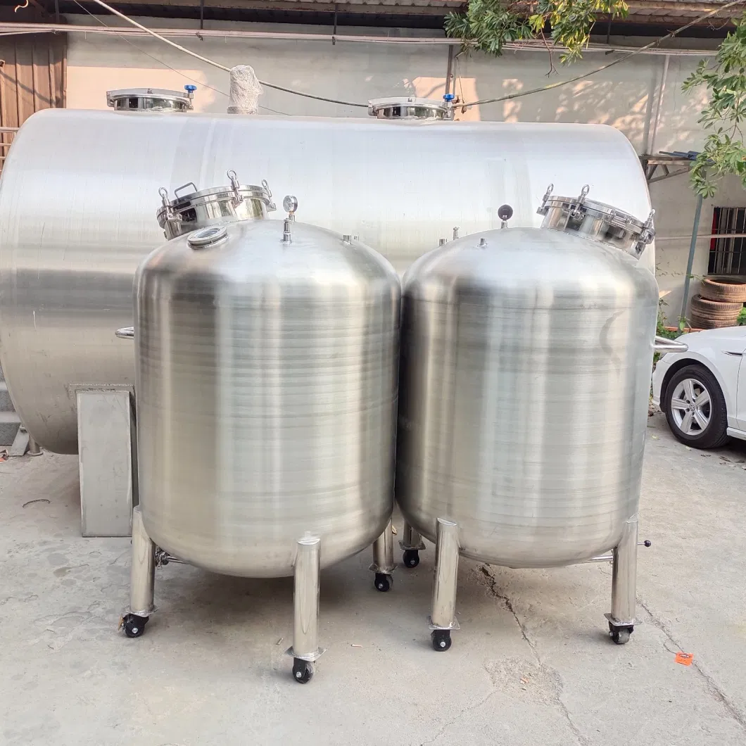 High Quality Stainless Steel Wine Brewing Fermentation Tank, Beverage Storage Tank