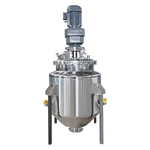 Factory Price Stainless Steel Electricity Heating Customized Sanitary Pressure Vessel Mixing Tank with Top Agitator