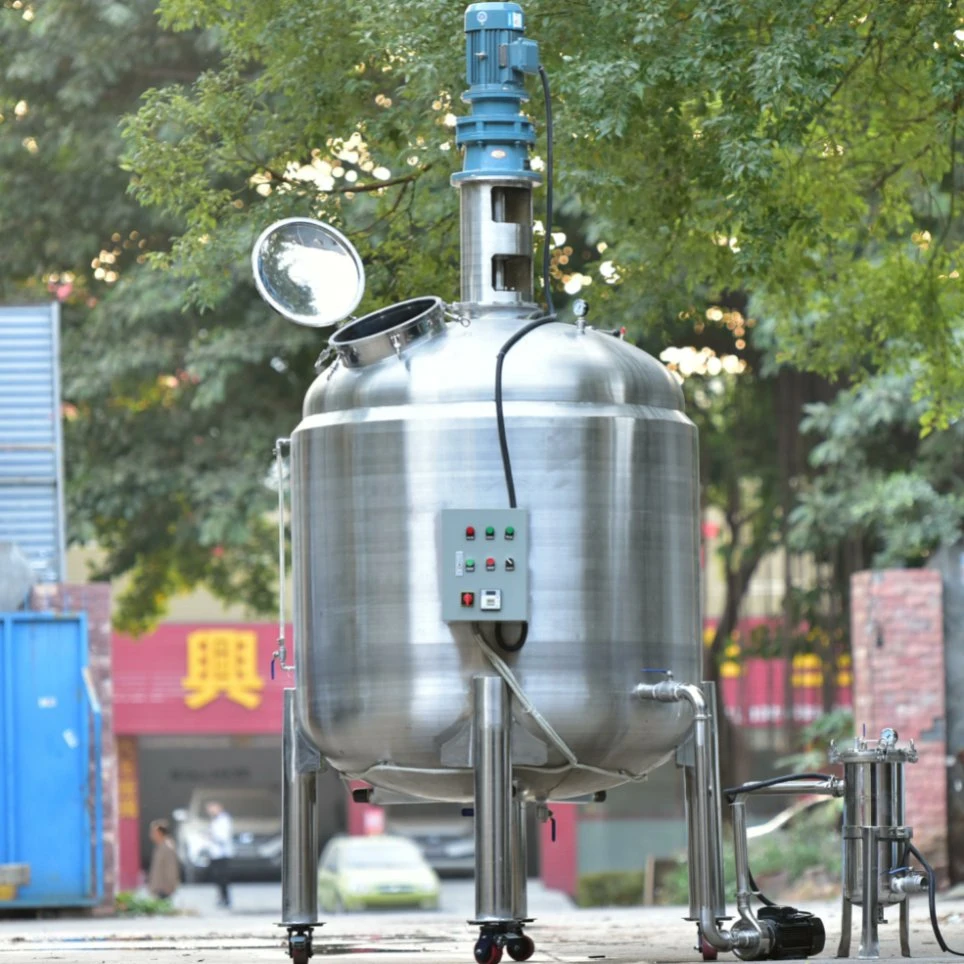 Tanque emulsionador al vacío de laboratorio Reactor mezclador Meisede