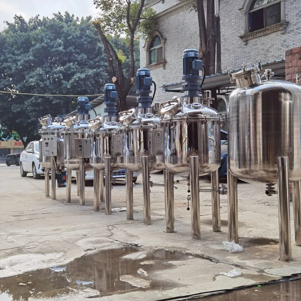 Tanque emulsionador al vacío de laboratorio Reactor mezclador Meisede