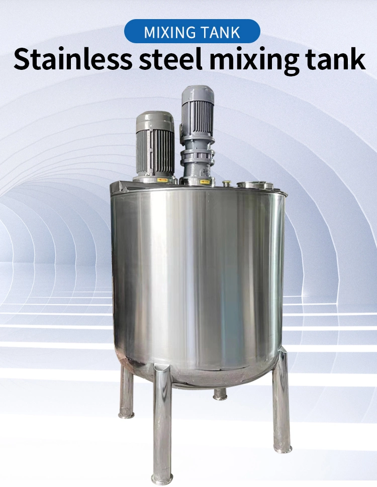 Australia Small Homogeneous Emulsification Coil Cooling 300L Mixing Tank