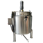 Small Homogeneous Emulsification Coil Cooling 300L Mixing Tank