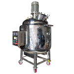 Small Homogeneous Emulsification Coil Cooling 300L Mixing Tank