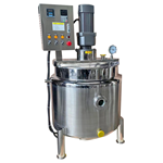 Small Homogeneous Emulsification Coil Cooling 300L Mixing Tank