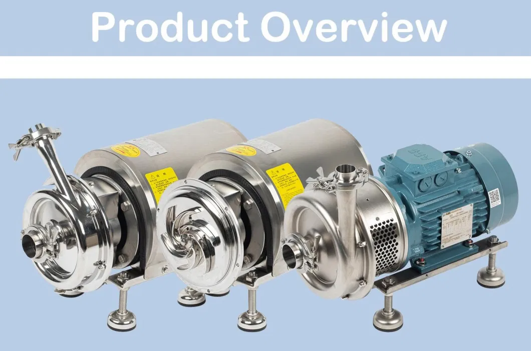 1.1kw нержавеющий санитарный центробежный насос молочный насос с электродвигателем