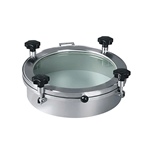 Sanitary Stainless Steel Manway Cover With Sight Glass