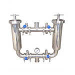 Sanitary Stainless Steel Strainer Air Water Duplex Filter