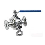 Stainless Steel Sanitary Non Retention Ball Valves