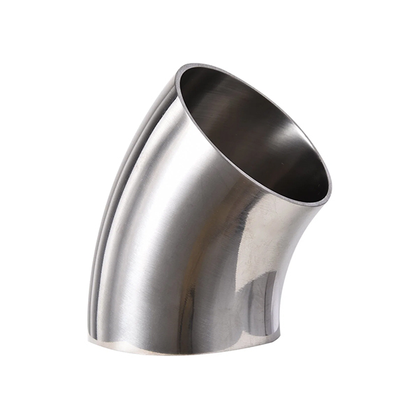 3A Sanitary Stainless Steel 45 Degree Welded Short Elbow