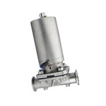 Sanitary Stainless Steel Pneumatic Straight Type Diaphragm Valve