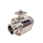 Stainless Steel Sanitary Full Port Non-retention Manual Ball Valves