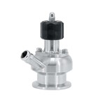 Hygienic Stainless Steel Clamped Pneumatic Single Port Aseptic Sampling Valve