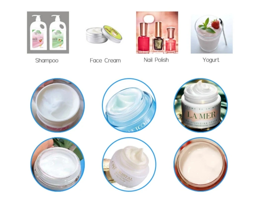 Máquina mezcladora de tanque de mezcla emulsionante al vacío homogeneizador facial crema facial aloe vera crema facial cosmética farmacéutica