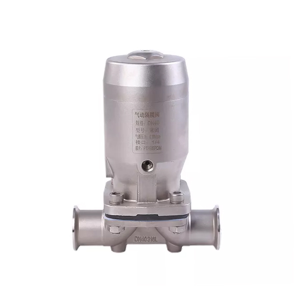 Stainless Steel Pneumatic Straight Diaphragm Valve