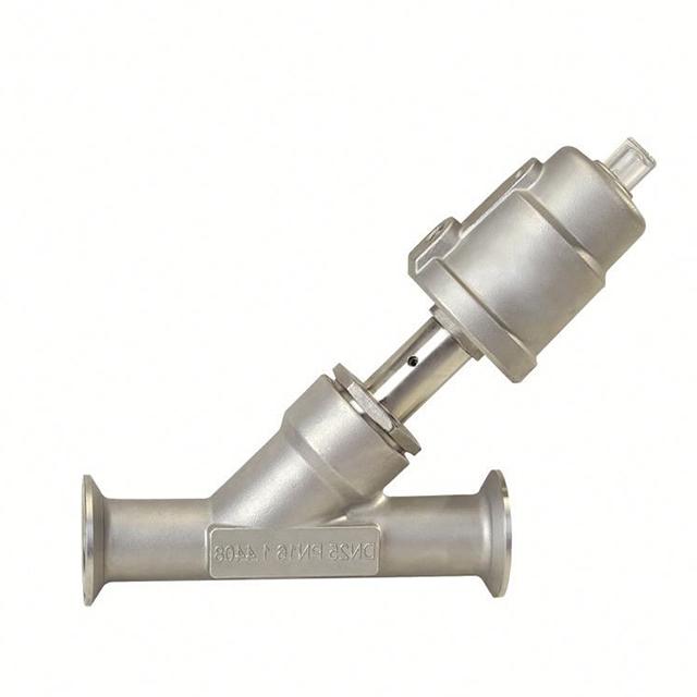 Sanitary Forging Stainless Steel Clamp Angle Seat Valve