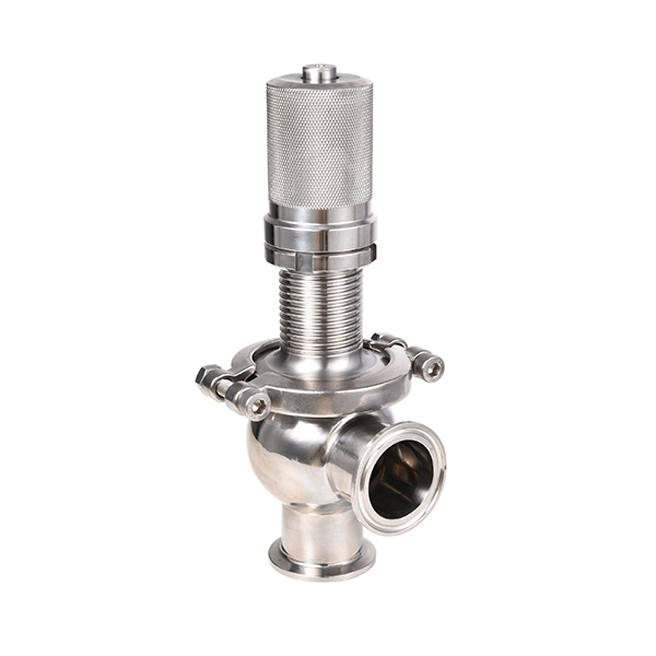 Sanitary Stainless Steel Clamp Relief Safety Valve