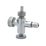 Sanitary Stainless Steel Thread Liquid Level Gauge With Sampling Valve