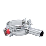 Sanitary Stainless Steel Fitting Round Pipe Holder